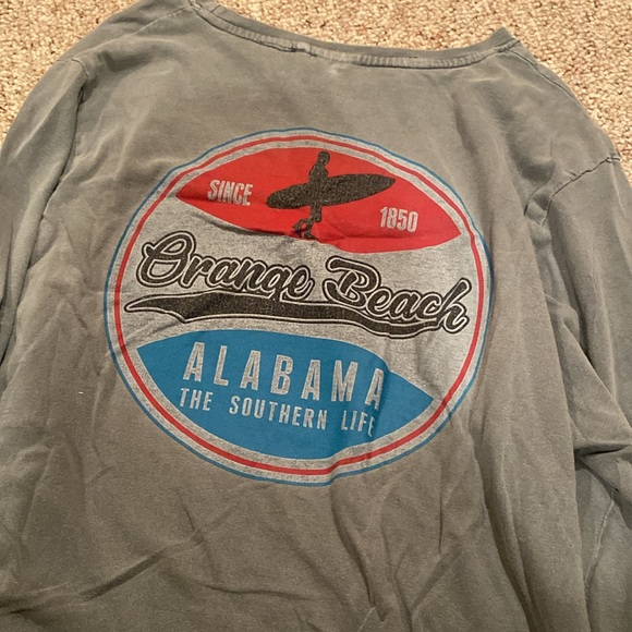 orange beach long sleeve - Picture 3 of 3